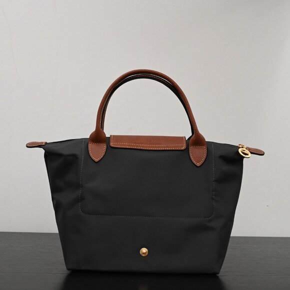 Longchamp Black and Brown Handbag - Picture 4 of 10